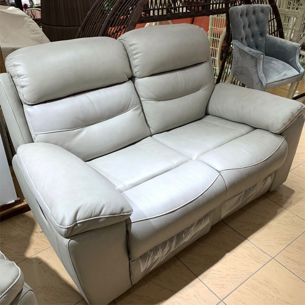 Двухместный диван с раскладным механизмом Mebel House, Silver
