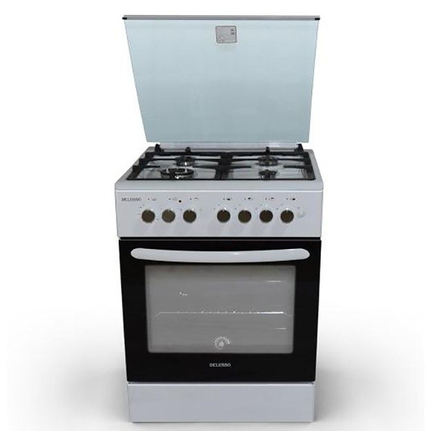 Gaz plitasi Delusso T6411T6 White