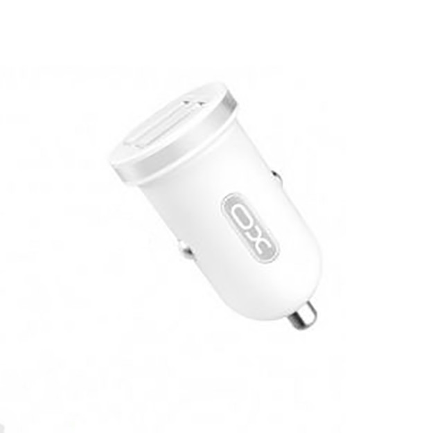Avtomobilda zaryadlovchi qurilma  XO CC18 Dual USB Port Car Charger, White