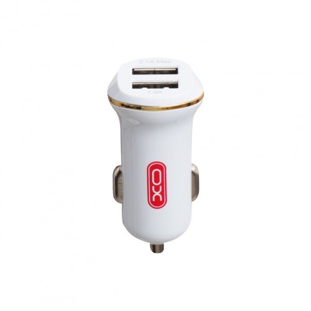 Автомобильное зарядное устройство CC-13 double usb  car charger, White