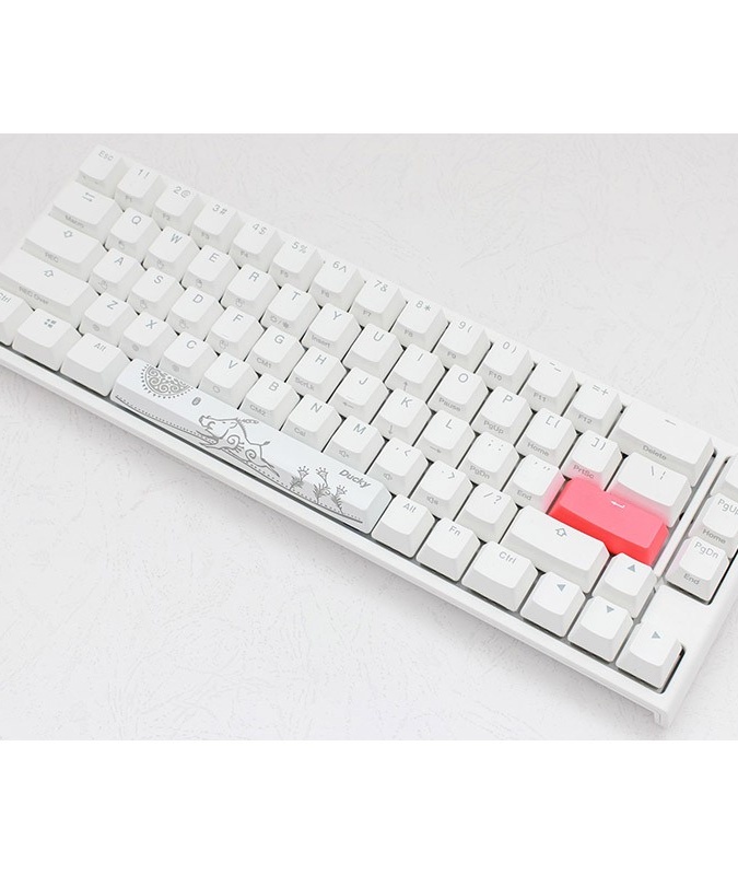 Klaviatura Ducky One 2 SF Cherry Silent Red RGB Switch White (DKON1967ST-SUSPDWWT1)