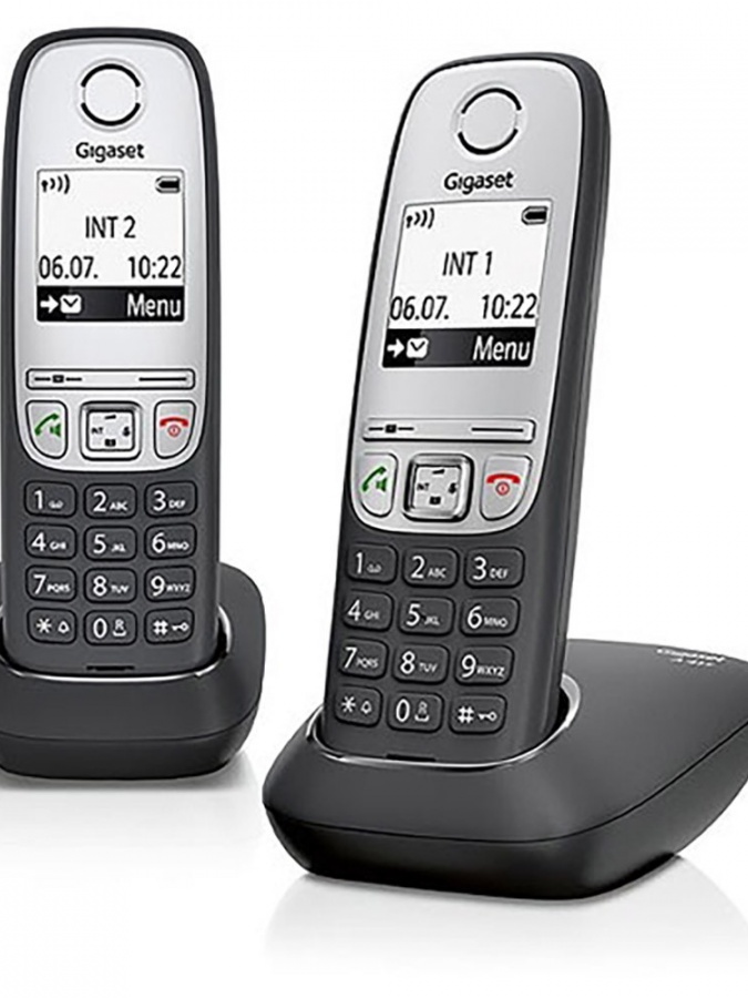 Radiotelefon Gigaset A415 Duo, Black (L36852H2505S301)