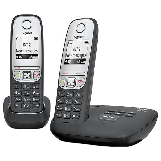 Радиотелефон Gigaset A415A Duo, Black (L36852H2525S301)