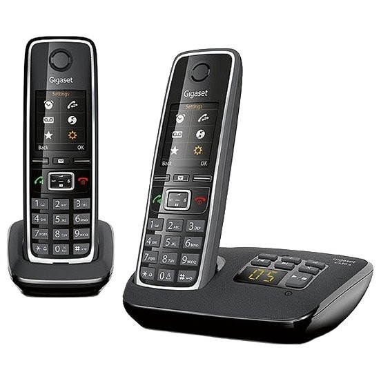 Radiotelefon Gigaset C530A Duo, Black (L36852H2532S301)