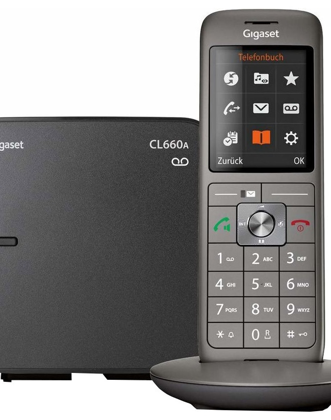 Радиотелефон Gigaset CL660A, Anthracite (S30852H2824S321)