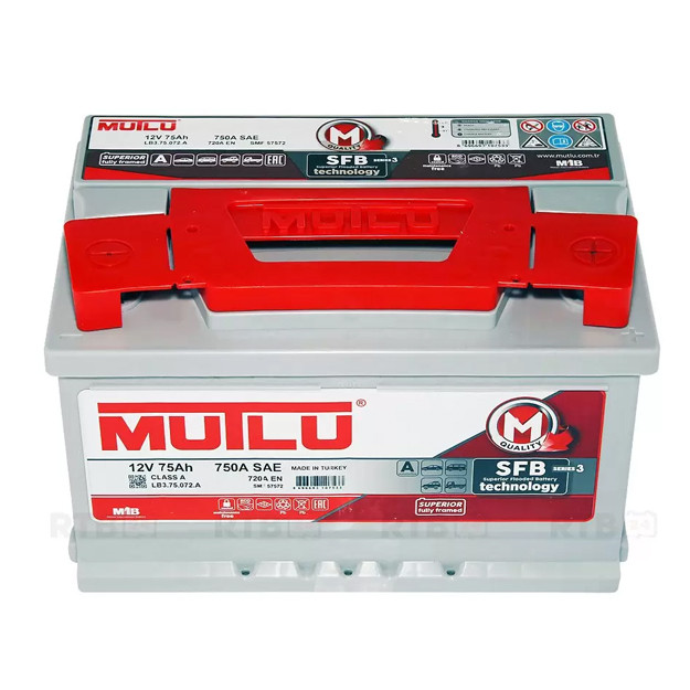 Avtomobil akkumulyatori Mutlu SFB 3 (LB3.75.072.A)