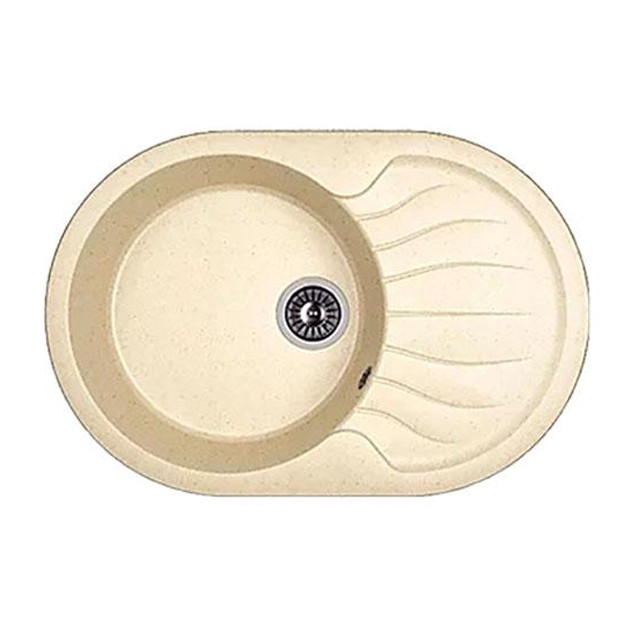 Oshxona uchun moyka Goodwell Berta 760, Latte