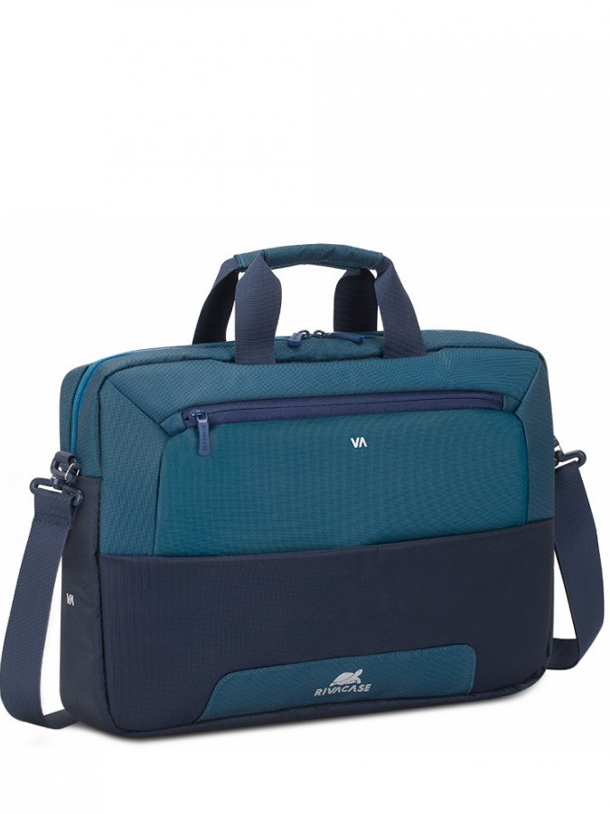 Noutbuk uchun sumka Rivacase 7737 15,6" Steel Blue/Aquamarine