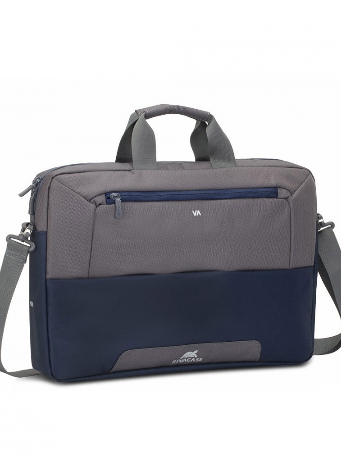 Noutbuk uchun sumka Rivacase 7757 17,3" Steel Blue/Grey