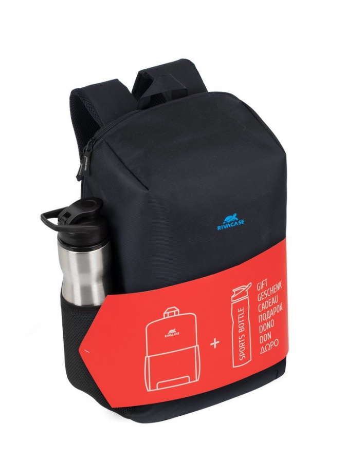 Ryukzak noutbuk uchun Rivacase 8068 15.6" + Butilka (750ml) (4260403574003)