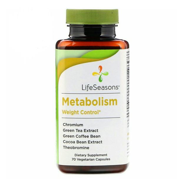 Jirosjigatel LifeSeasons, Metabolism, Weight Control, 70 Vegetarian Capsules