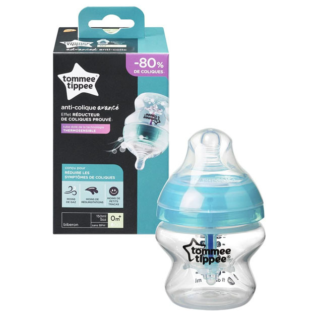 Бутылка Tommee Tippee Advanced Anti-Colic Feeding Bottle 150ml, Blue