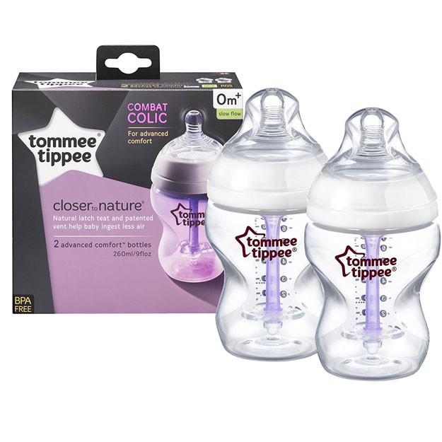 Butilka Tommee Tippee Advanced Comfort Feeding Bottle 260ml 2 Pack