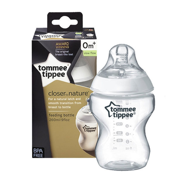 Butilka Tommee Tippee Closer to Nature Feeding Bottle 260ml