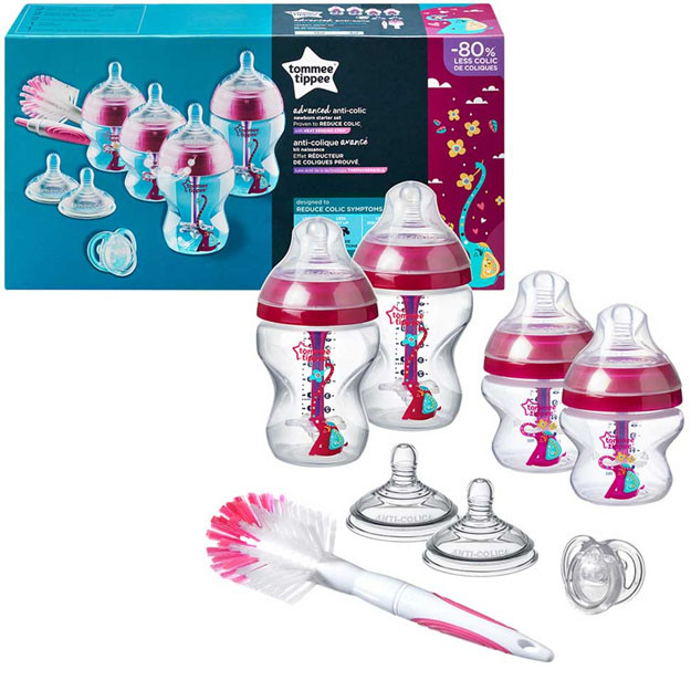 Бутылки Tommee Tippee Advanced Anti-Colic Sarter Bottle Kit- Girl
