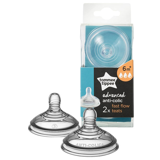 Соски для бутылочек Tommee Tippee Advanced Anti-Colic Teats Fast Flow