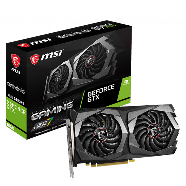 Видеокарта MSI GeForce GTX1650 Gaming 4G DDR5 128bit (GF_GTX1650_GAMING_4G)