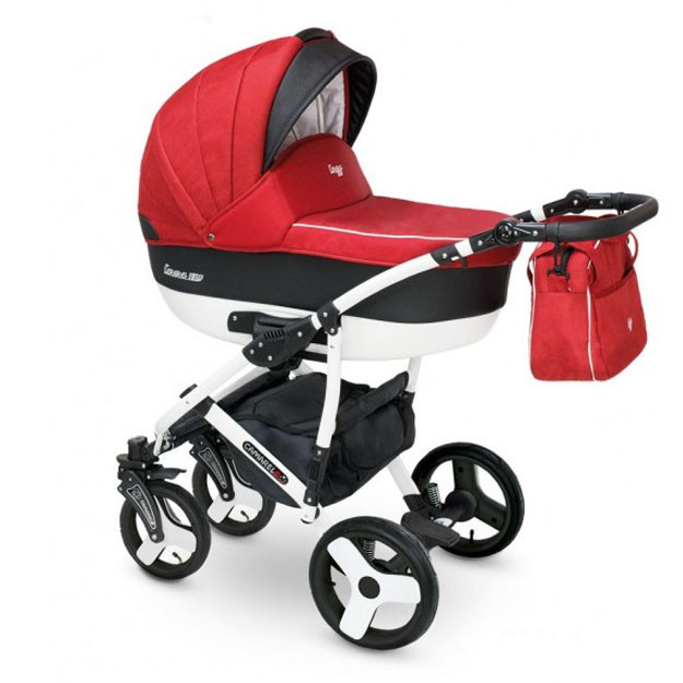 Модульная коляска 2 в 1 Camarelo Carera Red