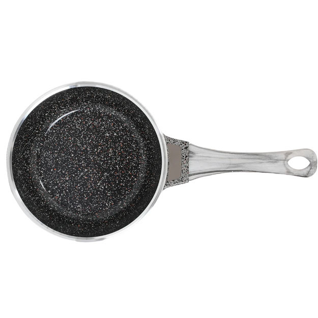 Yopishmaydigan qoplamali mini qovurish uchun idish Life Smile P2F14 Grey