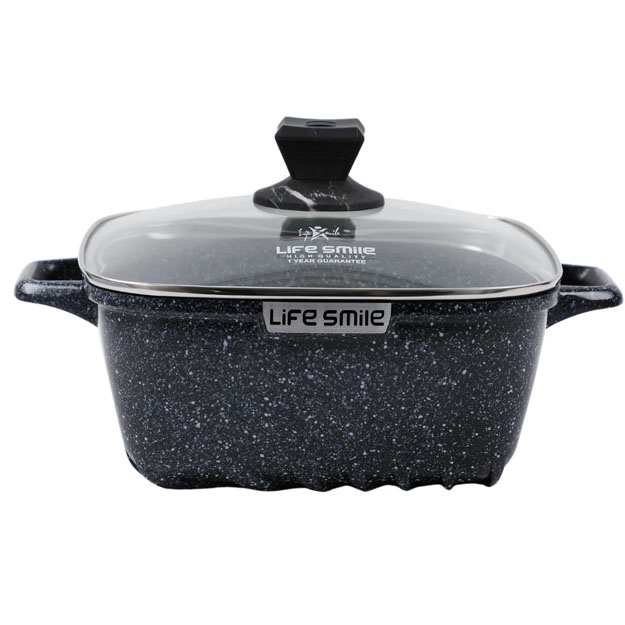 Yopishmaydigan qoplamali qozon Life Smile SPC-28P Blue
