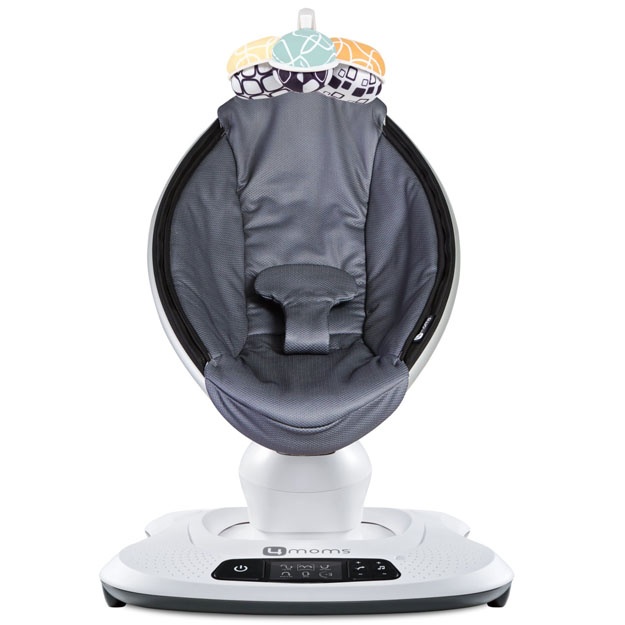 3D shezlong belanchak 4moms mamaRoo Cool Mesh, Dark Grey