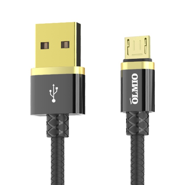 Kabel Olmio Deluxe USB 2.0 microUSB, Black