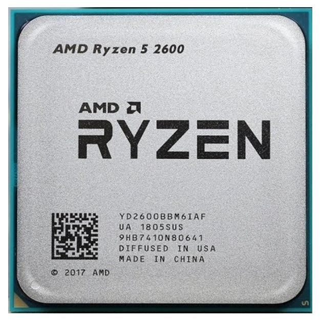 AMD Ryzen 5 2600 - 3.4GH, 6/12, 16MB, No GPU, AM4, (YD2600BBM6IAF), oem