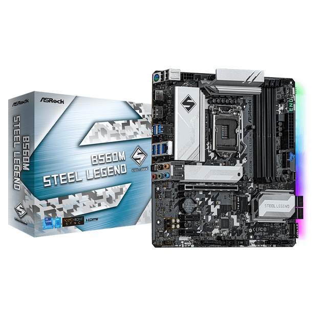 Материнская плата Asrock B560M Steel Legend DDR4 Lga1200