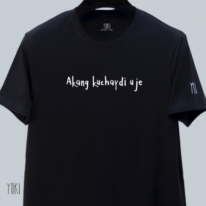 Futbolka YOKI "Akang kuchaydi uje" Black