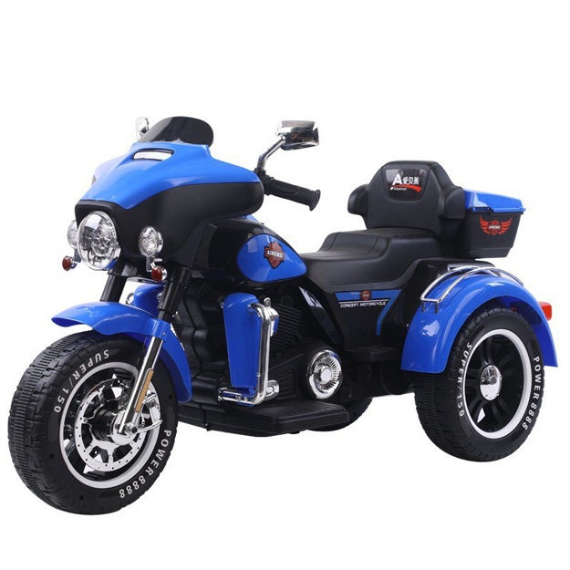 Bolalar elektr motottsikli Harley Glide EVA ABM-5288 Blue