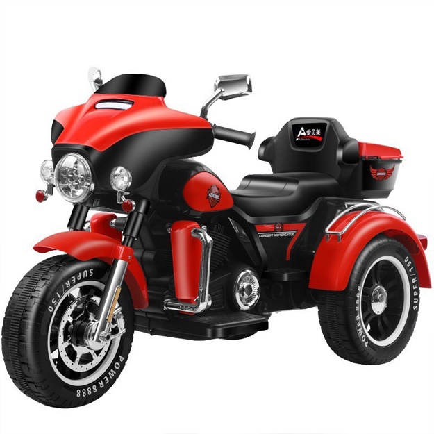 Детский электро мотоцикл Harley Glide EVA ABM-5288 Red