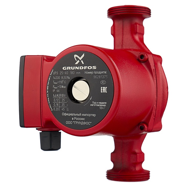 Tsirkulyatsiya nasosi Grundfos UPS 25-40 180 (45 Vt)