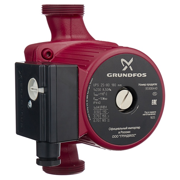 Tsirkulyatsiya nasosi Grundfos UPS 25-80 180 (165 Vt)