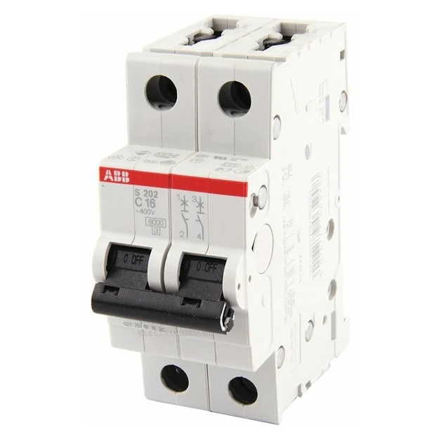 Avtomat o‘chirgich ABB S202-C1 2P (C) 6kA