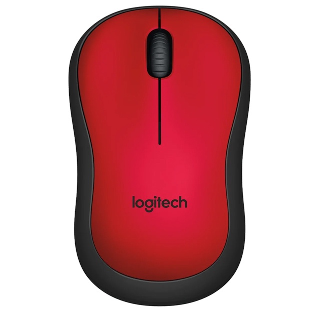 Беспроводная мышь Logitech M220 SILENT, Red
