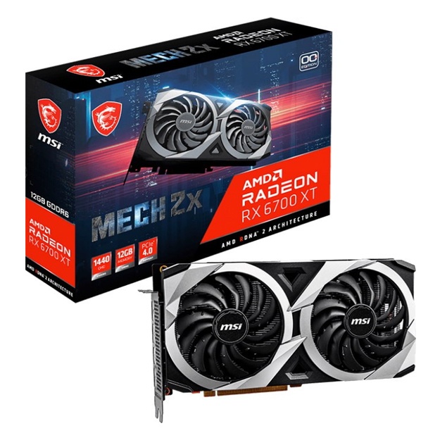 Videokarta MSI - 12GB AMD RADEON™ RX 6700XT MECH 2X OC
