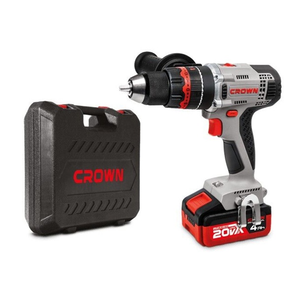Аккумуляторная дрель-шуруповерт Crown CT21075HMX-4 BMC