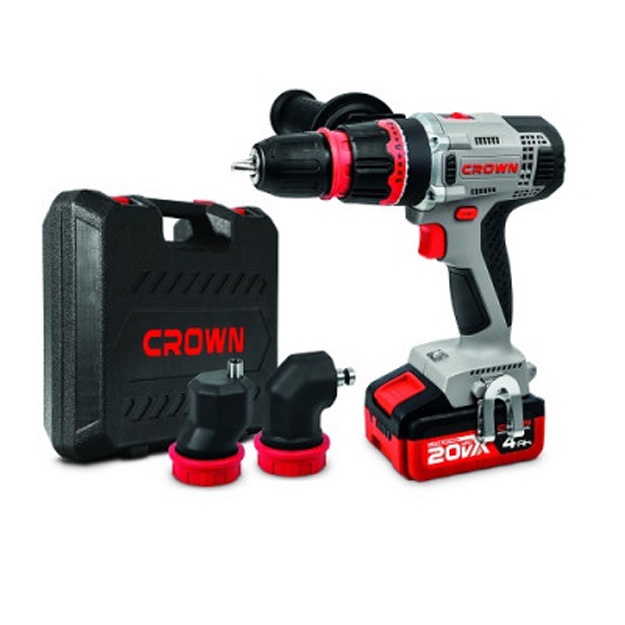 Akkumulyatorli drel-shurupovert Crown CT21076HQX-4 BMC