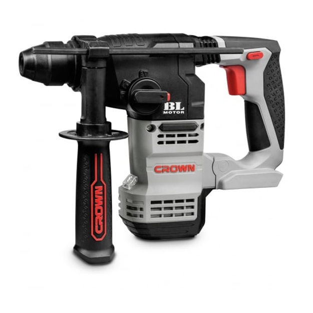 Akkumulyatorli og‘ir aylanadigan bolg‘a Crown CT28001HX BMC