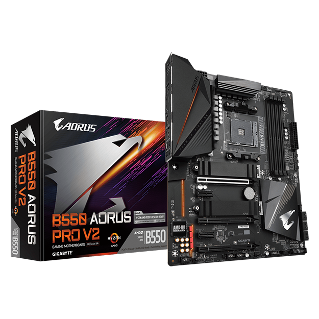 Kompyuter platasi Gigabyte AMD B550 Aorus Pro V2