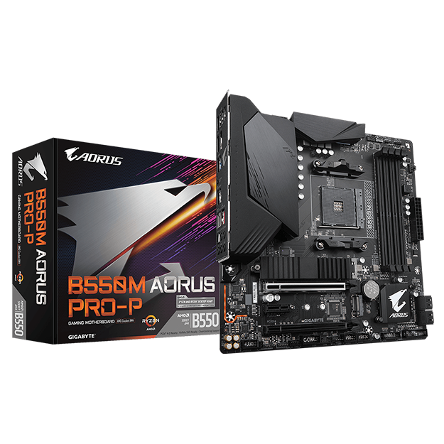 Kompyuter platasi Gigabyte AMD B550M Aorus Pro-P
