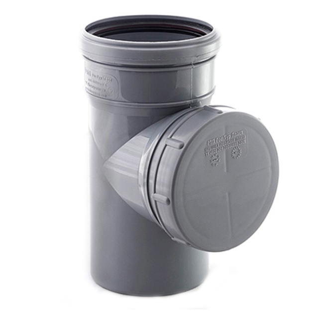 Rosturplast kanalizatsiya quvuri 50 mm Kulrang