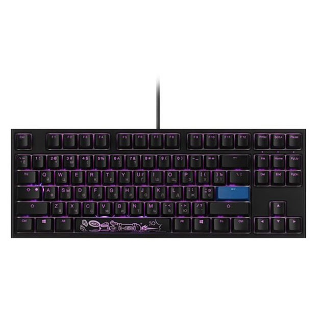 Klaviatura Ducky One 2 TKL, Cherry Speed Silver, RGB LED, Black-White
