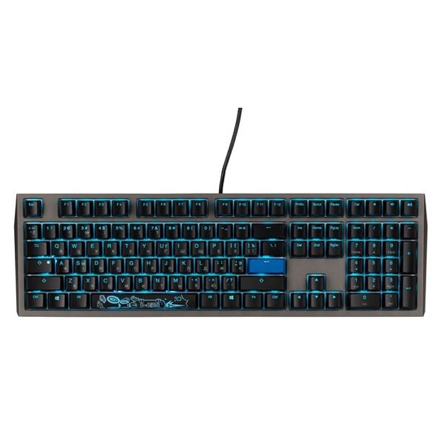 Клавиатура Ducky Shine 7 Cherry Blue Grey-Black (DKSH1808ST-CURALAHT1)