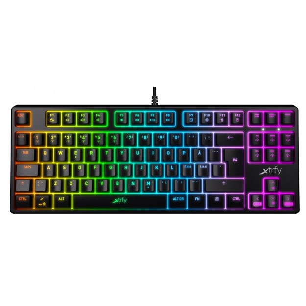 Klaviatura Xtrfy K4 TKL | Kailh Red | RUS-ENG (XG-K4-RGB-TKL-R-RUS)