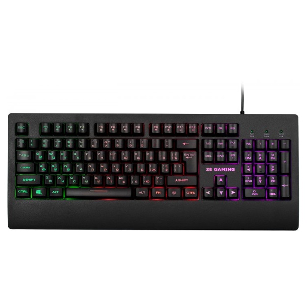 Klaviatura 2E Gaming KG330 LED Ukr USB Black (2E-KG330UBK)