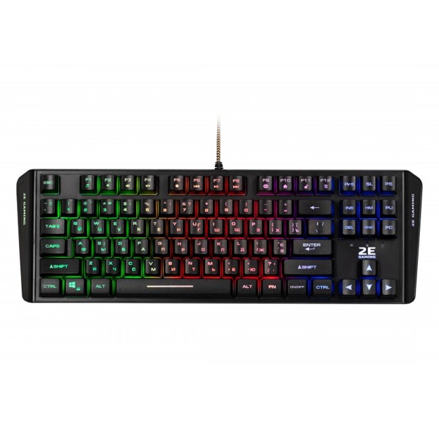 Klaviatura 2E Gaming KG355,F-RGB,USB,Black (2E-KG355UBK)