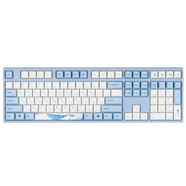 Игровая клавиатура Varmilo VA108M Sea Melody Cherry MX Blue (VA108MC2W/WBPE7HR)