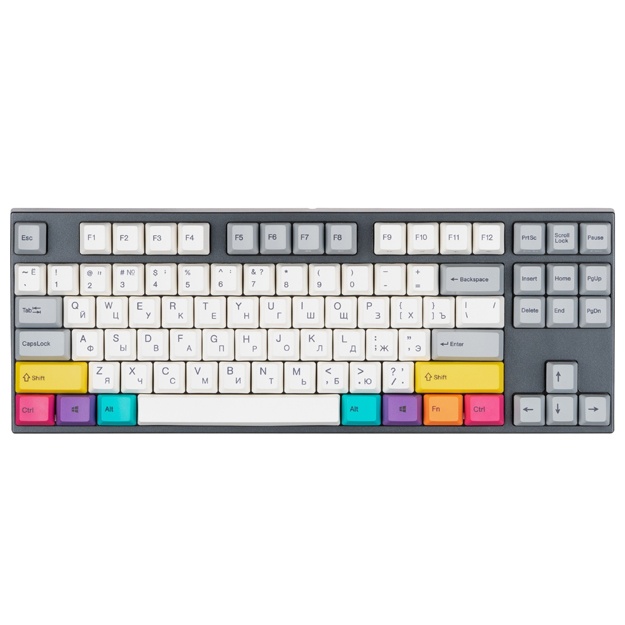 Игровая клавиатура Varmilo VA87M CMYK Cherry MX Brown (VA87MN2W/LLK12RB)