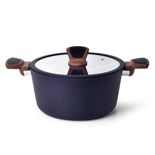 Qopqoqli alyuminiy qozon Fissman Diamond 4,5l
